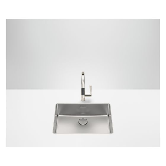Dornbracht Einzelbecken aufliegend oder flächenbündig Küchenbecken 550x400x175mm Beckentiefe 175mm, Edelstahl gebürstet