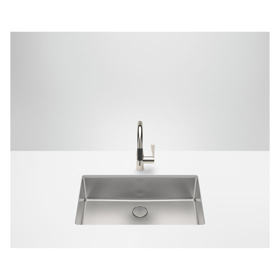 Dornbracht Einzelbecken Unterbau Küchenbecken 710x400x195mm Beckentiefe 195mm, Edelstahl gebürstet