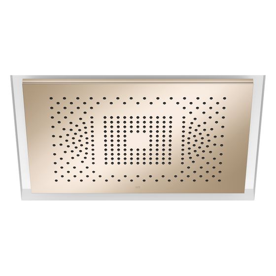 Dornbracht Regenpaneel Serenity Sky Deckeneinbau 2 Strahlarten 6,8l/min 600x420mm, Champagne 22kt Gold