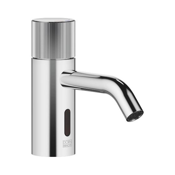Dornbracht Waschtischarmatur Meta Infrarot-Sensorik o. Ablaufg., Ausladung 125mm, starr, 5,7l/min, Chrom