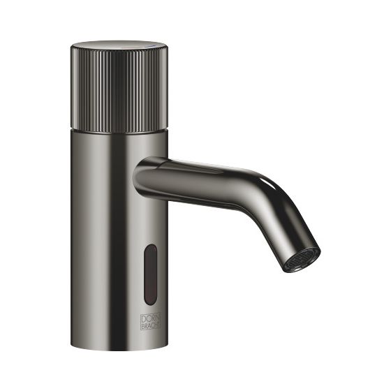 Dornbracht Waschtischarmatur Meta Infrarot-Sensorik o. Ablaufg., Ausladung 125mm, starr, 5,7l/min, Dark Chrome