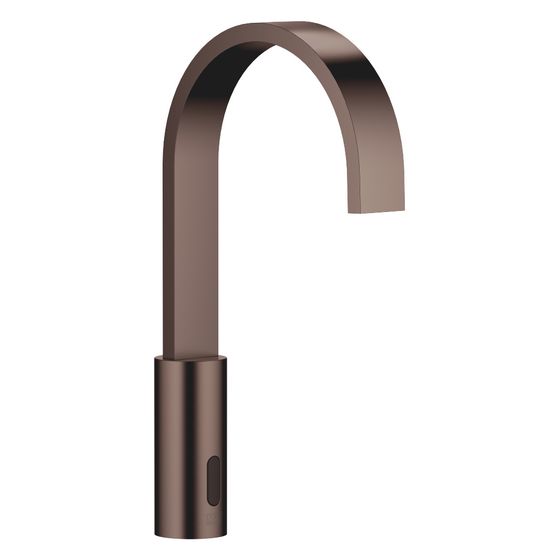 Dornbracht Waschtischarmatur Mem Touchfree, Standmontage, Ausladung 165mm, max. 5,7l/min, Dark Bronze gebürstet PVD