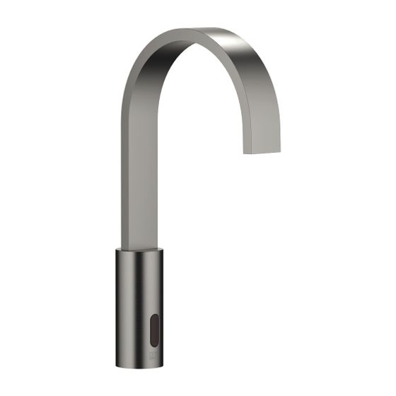 Dornbracht Waschtischarmatur Mem Touchfree, Standmontage, IR, starrer Ausl., Ausl. 165mm, max. 5,7l/min, Dark Platinum geb