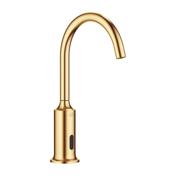 Dornbracht Waschtischarmatur Vaia, elektronische Öffnungs-/Schließfunktion, IR, starr, 167mm, 5,7l/min, Messing geb 23kt Gold