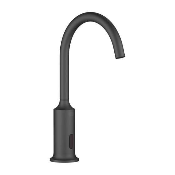 Dornbracht Waschtischarmatur Vaia, elektronische Öffnungs-/Schließfunktion, IR, starr, 167mm, 5,7l/min, Schwarz matt