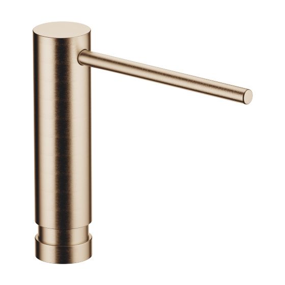 Dornbracht Spender ohne Rosette Ausladung 124mm 500ml, Champagne gebürstet 22kt Gold