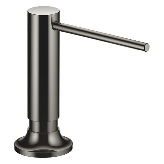 Dornbracht Spender Vaia mit Rosette, schwenkbar, Ausladung 140mm, 500ml, Dark Chrome