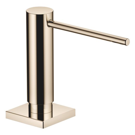 Dornbracht Spender mit Rosette Lot Ausladung 124mm 500ml, Champagne 22kt Gold, 82439970-47