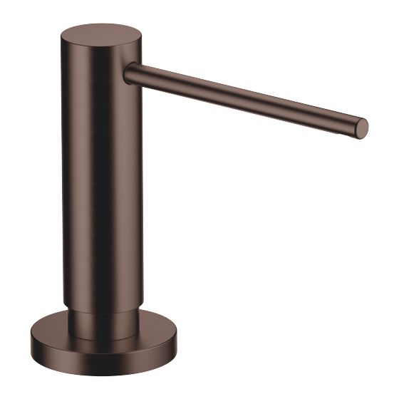 Dornbracht Spender mit Rosette Lot Ausladung 124mm 500ml, Dark Bronze gebürstet PVD