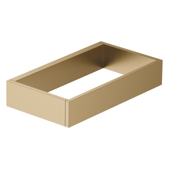 Dornbracht Handtuchring eckig 190x35x105mm, Dark Brass gebürstet