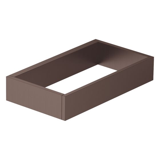Dornbracht Handtuchring eckig 190x35x105mm, Dark Bronze gebürstet PVD