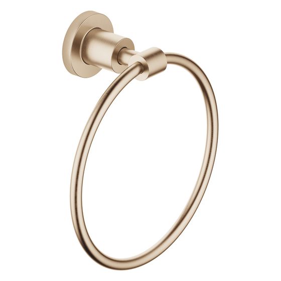 Dornbracht Handtuchring Tara rund, Ausladung 80mm, Champagne gebürstet 22kt Gold