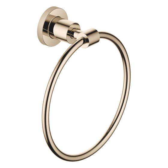 Dornbracht Handtuchring Tara rund, Ausladung 80mm, Champagne 22kt Gold