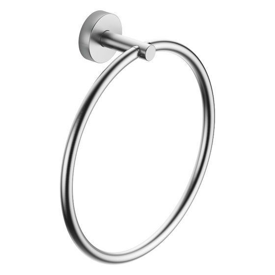 Dornbracht Handtuchring rund 185mm Ausladung 55mm Rosette 40mm, Chrom gebürstet