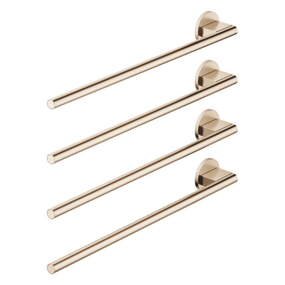 Dornbracht Handtuchwärmer 4-fach Ausladung links ohne Bedienelement IP 44 610x440x67mm 60W, Champagne gebürstet 22kt Gold