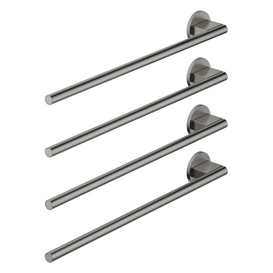 Dornbracht Handtuchwärmer 4-fach Ausladung links ohne Bedienelement IP 44 610x440x67mm 60W, Dark Platinum gebürstet