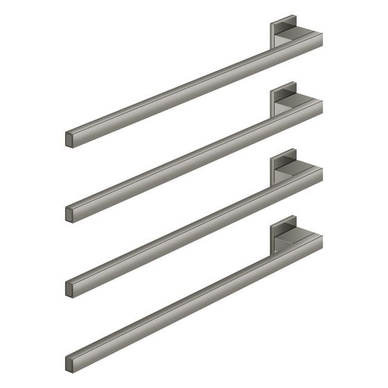 Dornbracht Handtuchwärmer 4-fach Ausladung links ohne Bedienelement IP 44 600x420x63mm 60W, Dark Chrome
