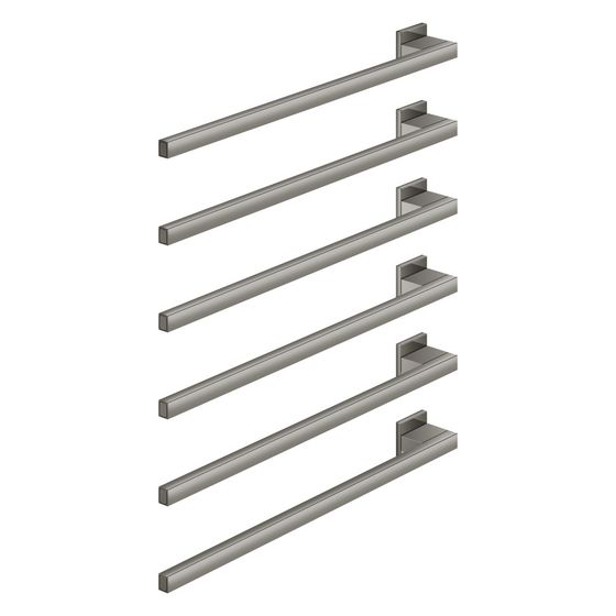 Dornbracht Handtuchwärmer 6-fach Ausladung links ohne Bedienelement IP 44 600x660x63mm 90W, Dark Chrome