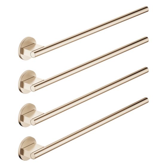 Dornbracht Handtuchwärmer 4-fach Ausladung rechts ohne Bedienelement IP 44 610x440x67mm 60W, Champagne gebürstet 22kt Gold