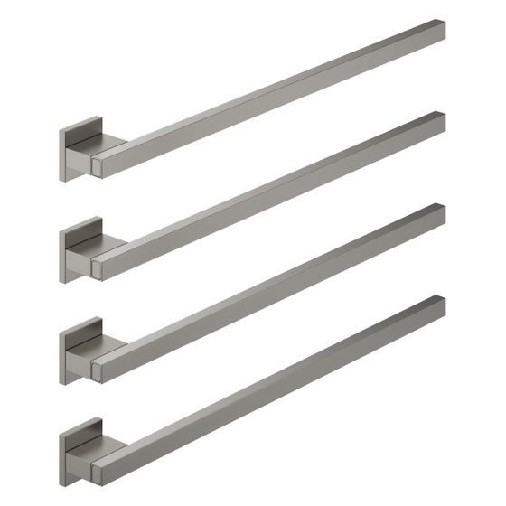 Dornbracht Handtuchwärmer 4-fach Ausladung rechts ohne Bedienelement IP 44 600x420x63mm 60W, Dark Platinum gebürstet