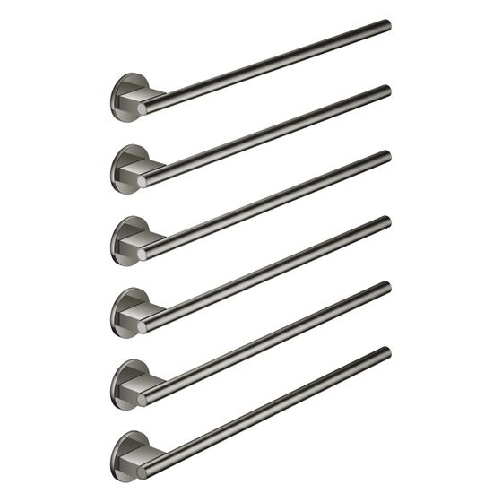 Dornbracht Handtuchwärmer 6-fach Ausladung rechts ohne Bedienelement IP 44 610x680x67mm 90W, Dark Chrome