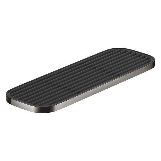 Dornbracht Ablage Wandmodell 300x26x100mm ohne Gittereinsatz, Dark Chrome, 83482970-19