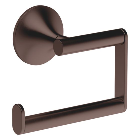 Dornbracht Papierrollenhalter Vaia ohne Deckel, Ausladung 63mm, Dark Bronze gebürstet