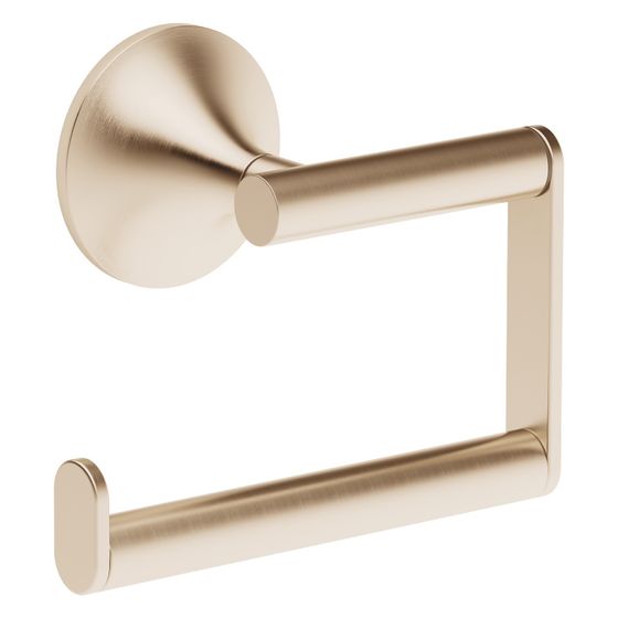 Dornbracht Papierrollenhalter Vaia ohne Deckel, Ausladung 63mm, Champagne gebürstet 22kt Gold