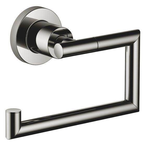 Dornbracht Papierrollenhalter Tara ohne Deckel, Ausladung 72mm, Dark Chrome