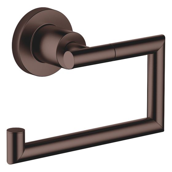 Dornbracht Papierrollenhalter Tara ohne Deckel, Ausladung 72mm, Dark Bronze gebürstet