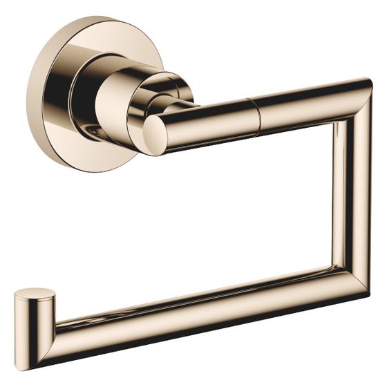 Dornbracht Papierrollenhalter Tara ohne Deckel, Ausladung 72mm, Champagne 22kt Gold