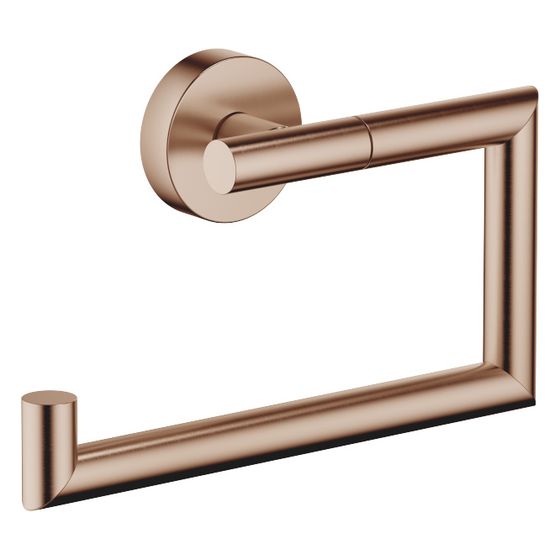 Dornbracht Papierrollenhalter ohne Deckel Meta 150x95x40mm Rosette 40mm Ausladung 40mm, Bronze gebürstet