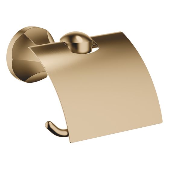 Dornbracht Papierrollenhalter Madison mit Deckel, Dark Brass gebürstet
