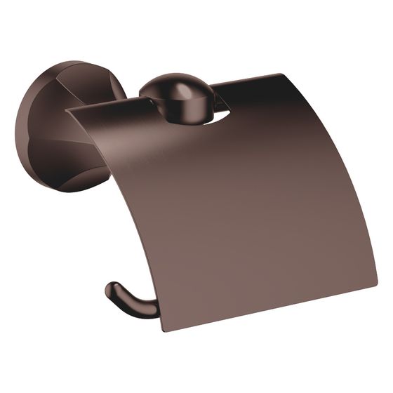Dornbracht Papierrollenhalter Madison mit Deckel, Dark Bronze gebürstet PVD