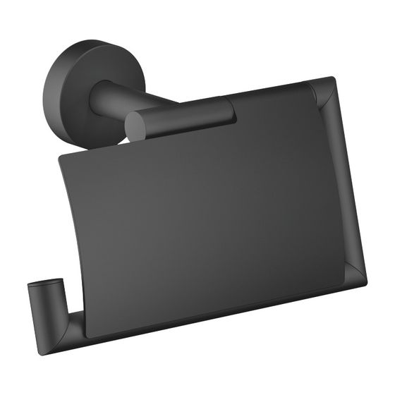 Dornbracht Papierrollenhalter mit Deckel Serienspezifisch 83510979 schwarz matt