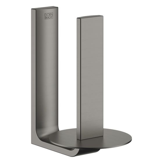 Dornbracht Reserve-Papierrollenhalter 155x90x130mm Stichmaß 61mm, Dark Platinum gebürstet