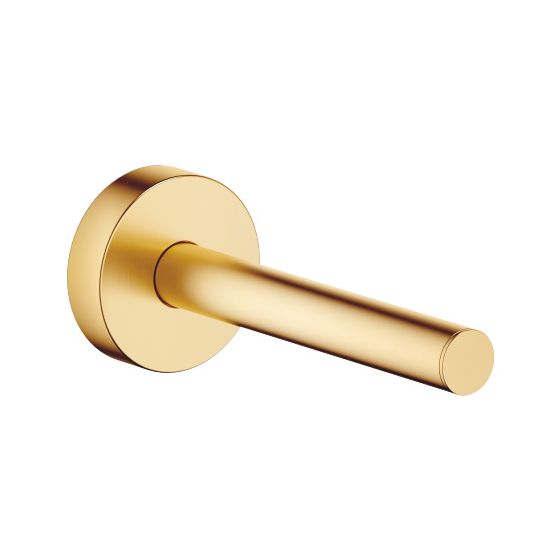 Dornbracht Reserve-Papierrollenhalter Meta Rosette 40mm Ausladung 105mm, Gold gebürstet PVD
