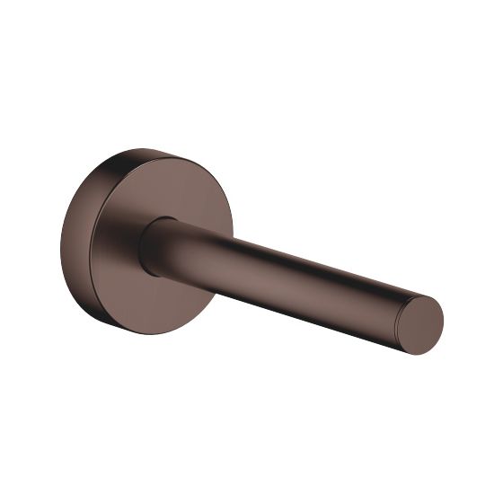 Dornbracht Reserve-Papierrollenhalter Meta Rosette 40mm Ausladung 105mm, Dark Bronze gebürstet PVD