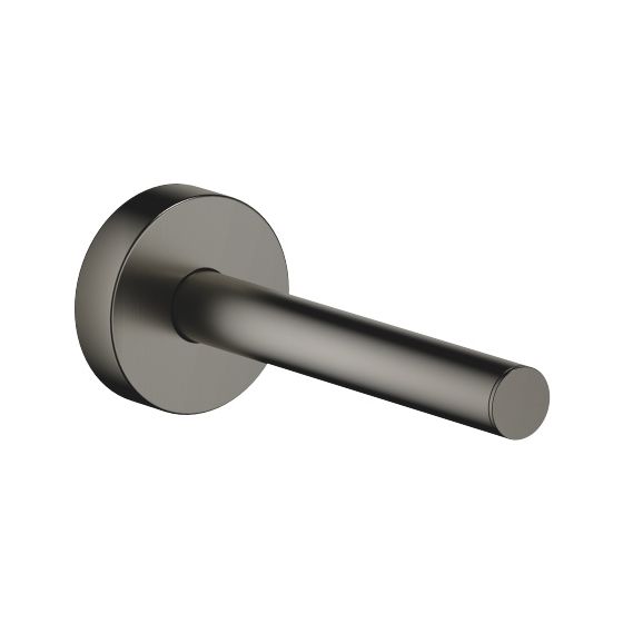 Dornbracht Reserve-Papierrollenhalter Meta Rosette 40mm Ausladung 105mm, Dark Platinum gebürstet