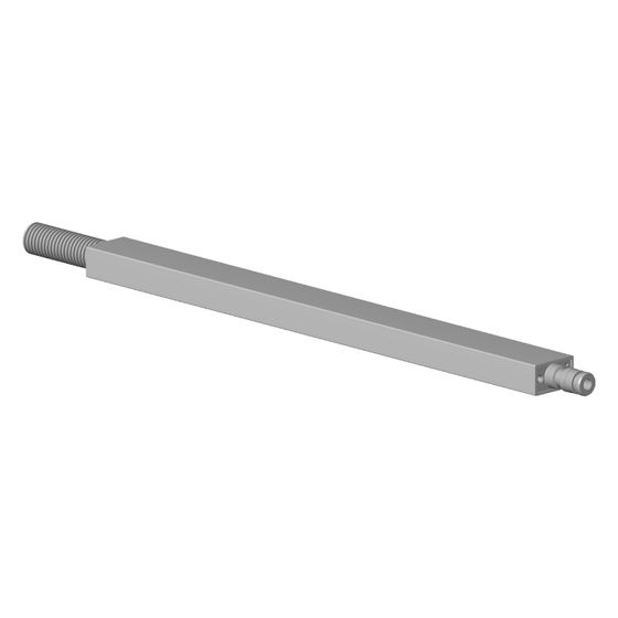 Dornbracht Anschluss, 505x35x21mm, Messing gebürstet, 04282224720-28