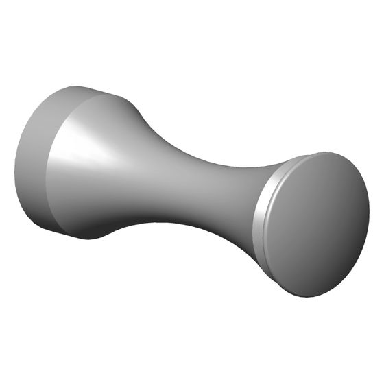 Dornbracht Haken, 20x20x50mm, Dark Platinum gebürstet, 081860500-99