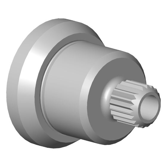 Dornbracht Rastbuchsenaufnahme, 19,4x24mm, Chrom, 091212064-00
