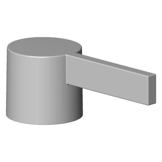 Dornbracht Griff Hebel, 50x46x124mm, Dark Platinum gebürstet, 092067014-99