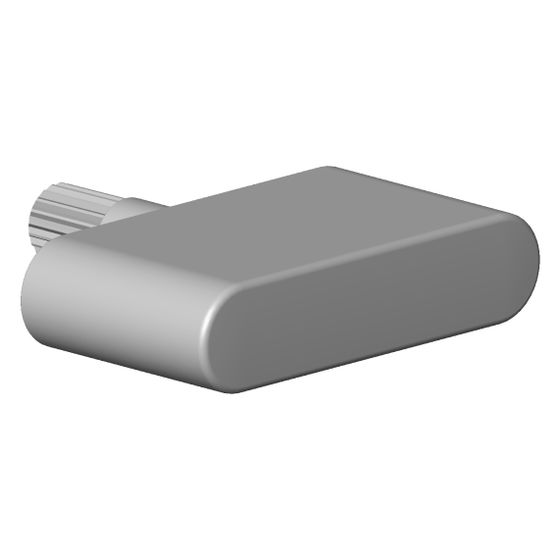 Dornbracht Griff, 46x43,5x11mm, Chrom, 092070051-00