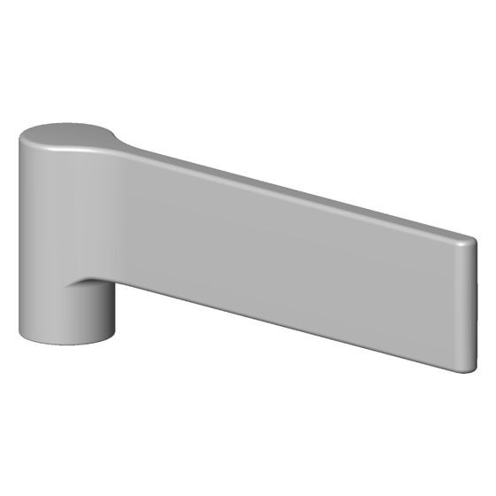 Dornbracht Hebelgriff, 14x30x90mm, Platin gebürstet, 092080015-06