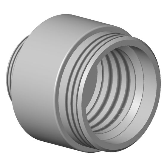 Dornbracht Nippel, 22x21mm, Messing gebürstet 23kt Gold, 092403279-28