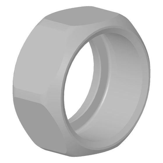 Dornbracht Überwurfmutter, D 33,5x15mm, Chrom, 092477008-00