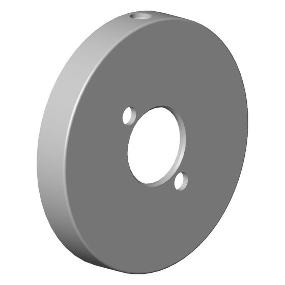 Dornbracht Rosette, D 60x9mm Schwarz matt, 092766001-33