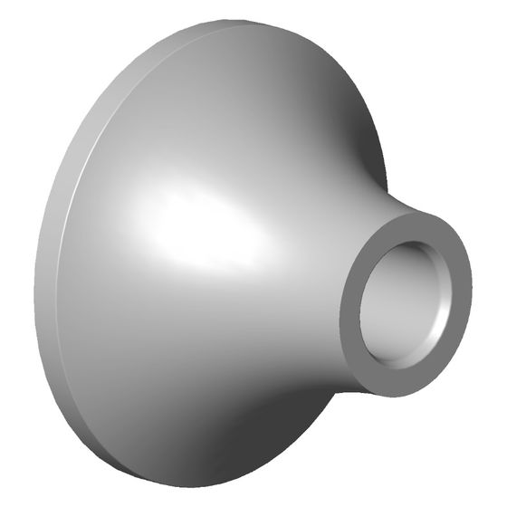 Dornbracht Rosette, 60x24x37mm, Platin gebürstet, 092780014-06