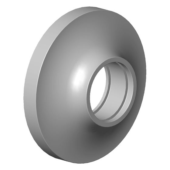 Dornbracht Rosette, 135x40mm, Platin gebürstet, 092780022-06
